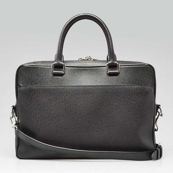 Louis Vuitton Ardoise Taiga Leather Porte Documents Business Briefcase Bag - Picture 1 of 11